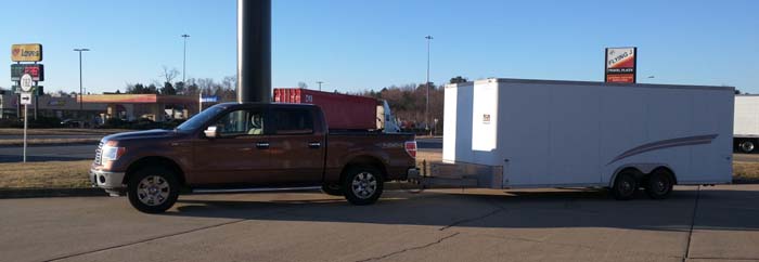 F150 and trailer
