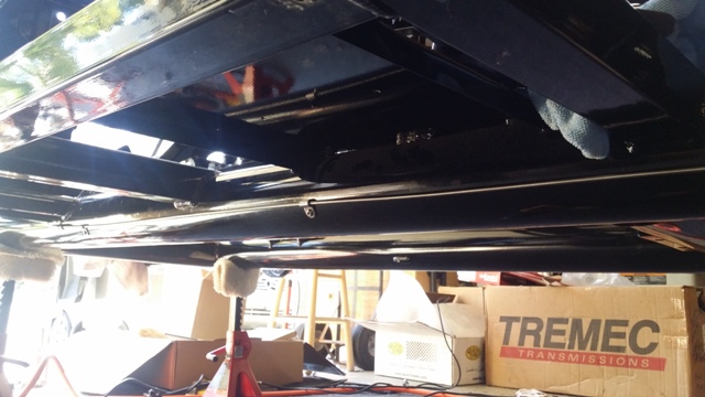 Brake Line rear under