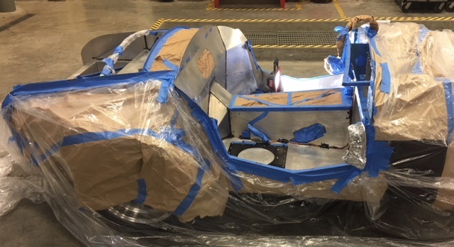 taped up and ready to spray