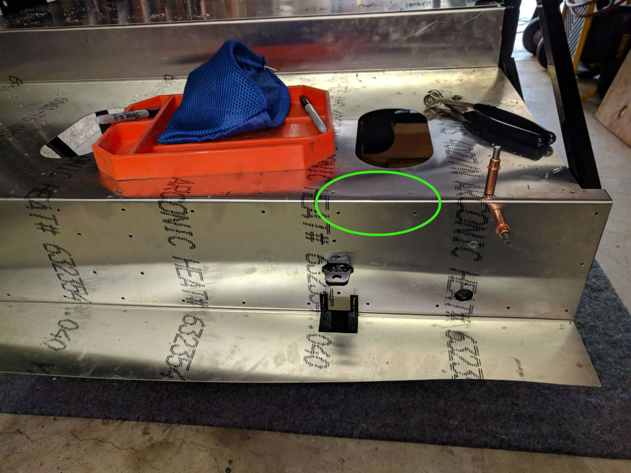 lower trunk drilling