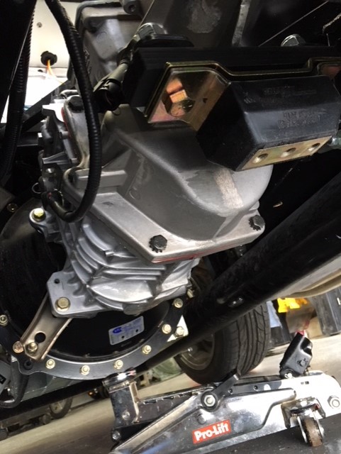 Trans Ready for Tail Shaft Removal
