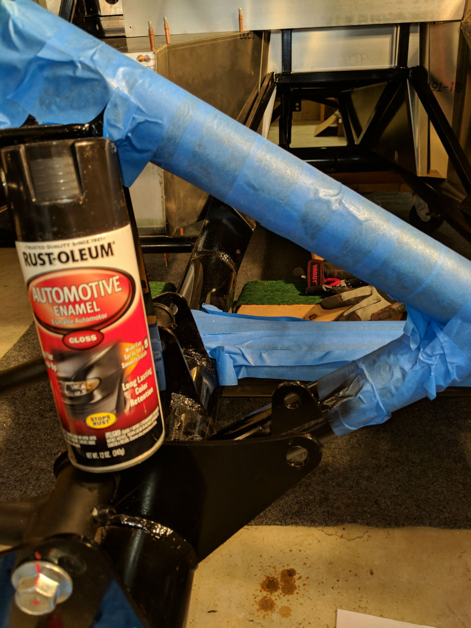 steering rack paint