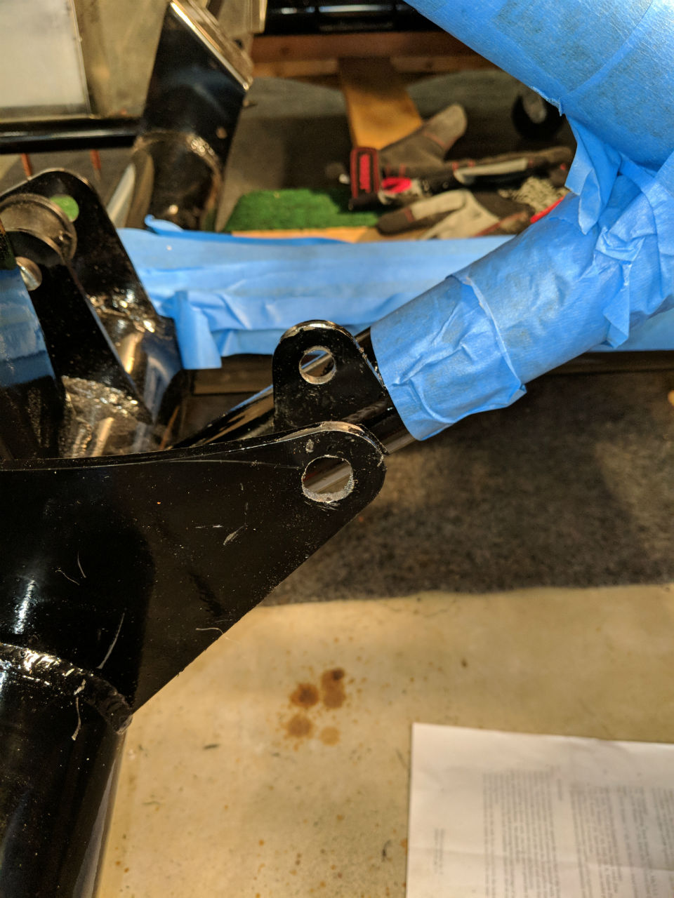 steering rack mount