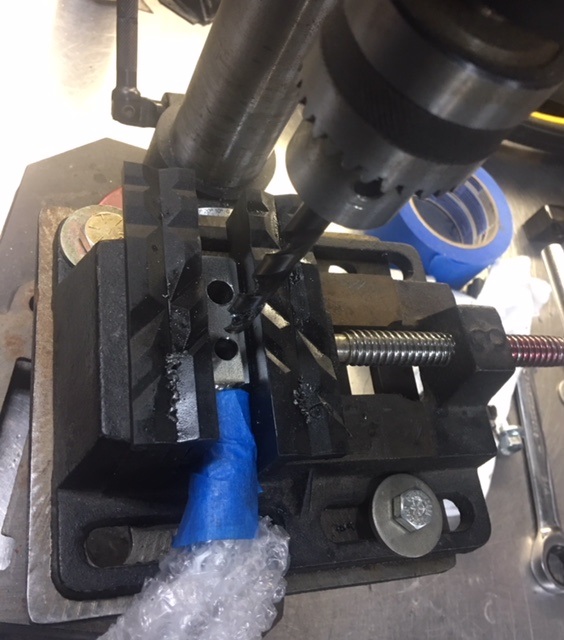 Enlarging shifter holes