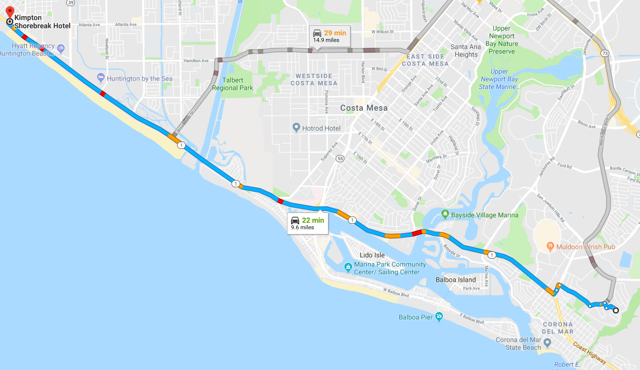 Kimpton Shorebreak to Home