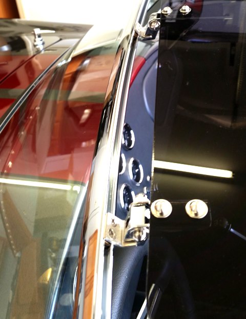 brass nuts for visor and rear mirror