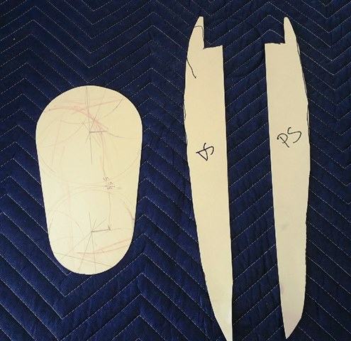 templates for back splash and trunk