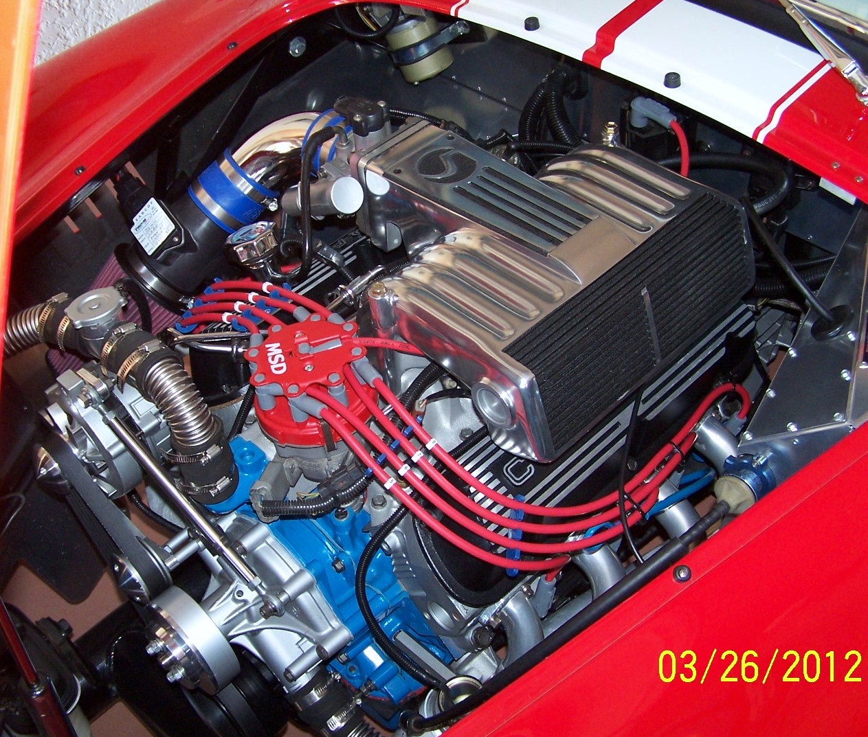 Burnt a plug boot on #2, due to the GT40P head spark plug position.  Switched to MSD wires and a couple boot protectors.