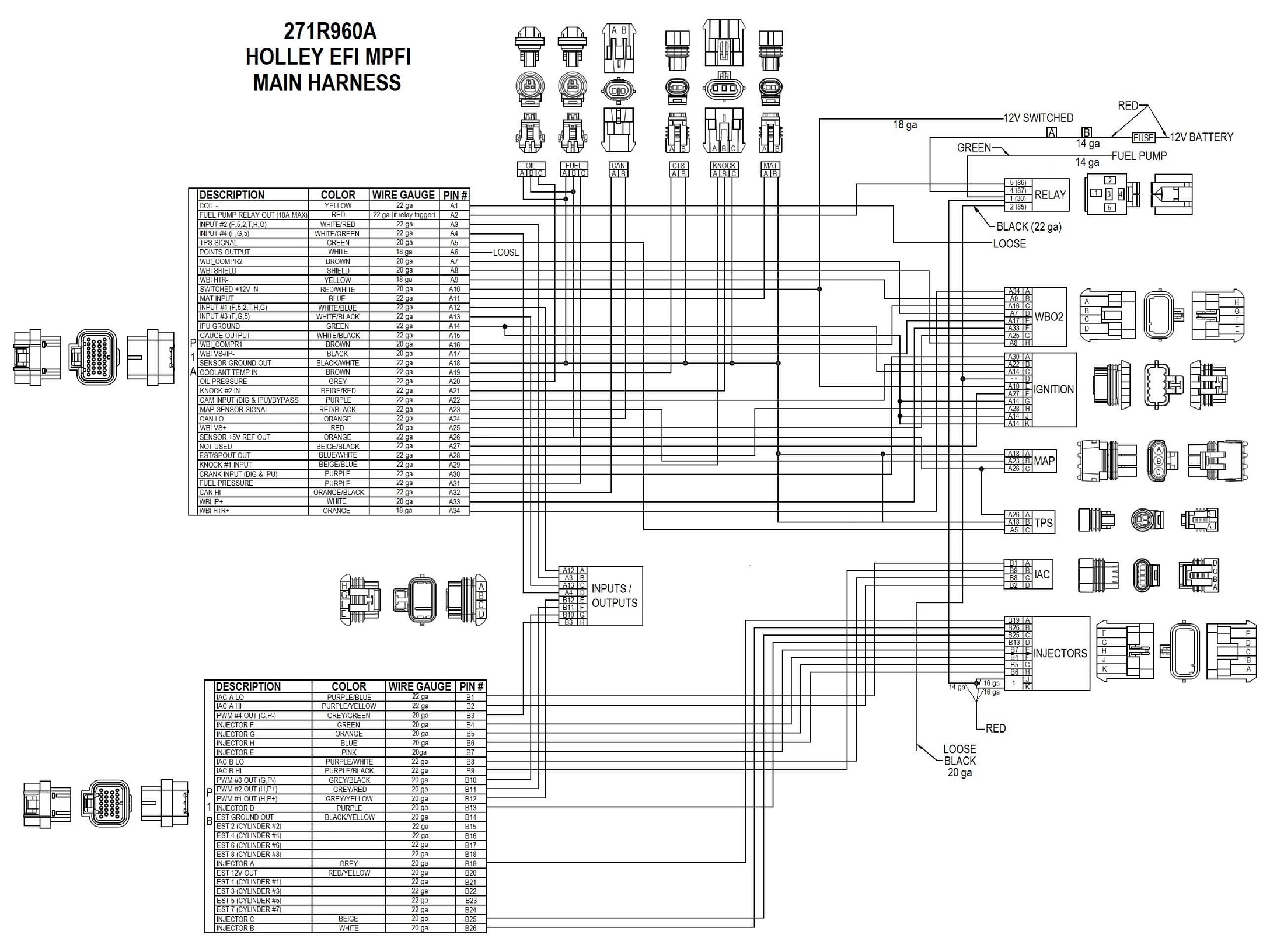 271r960a 1Holley HP EFI wiring diagram