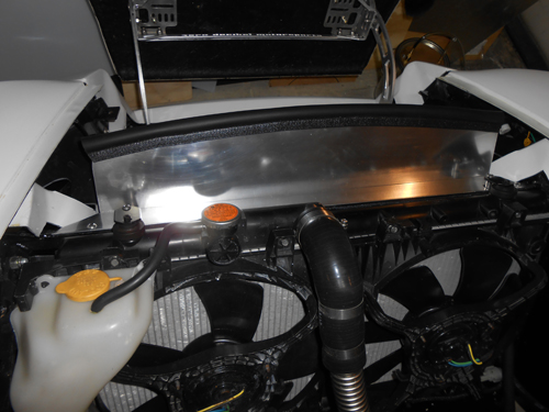 Rad   hood baffle