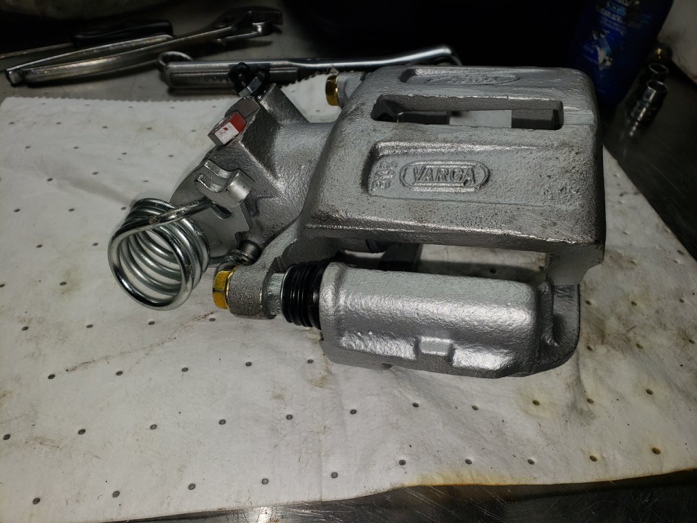Caliper coated