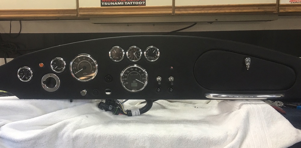 front of dash