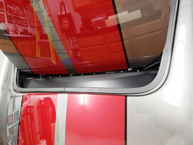 Breeze top radiator panel powder coat black