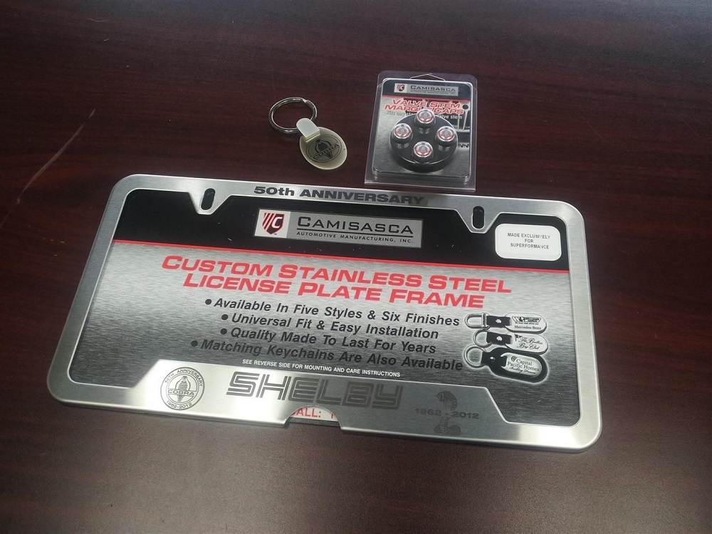 Shelby license plate frame