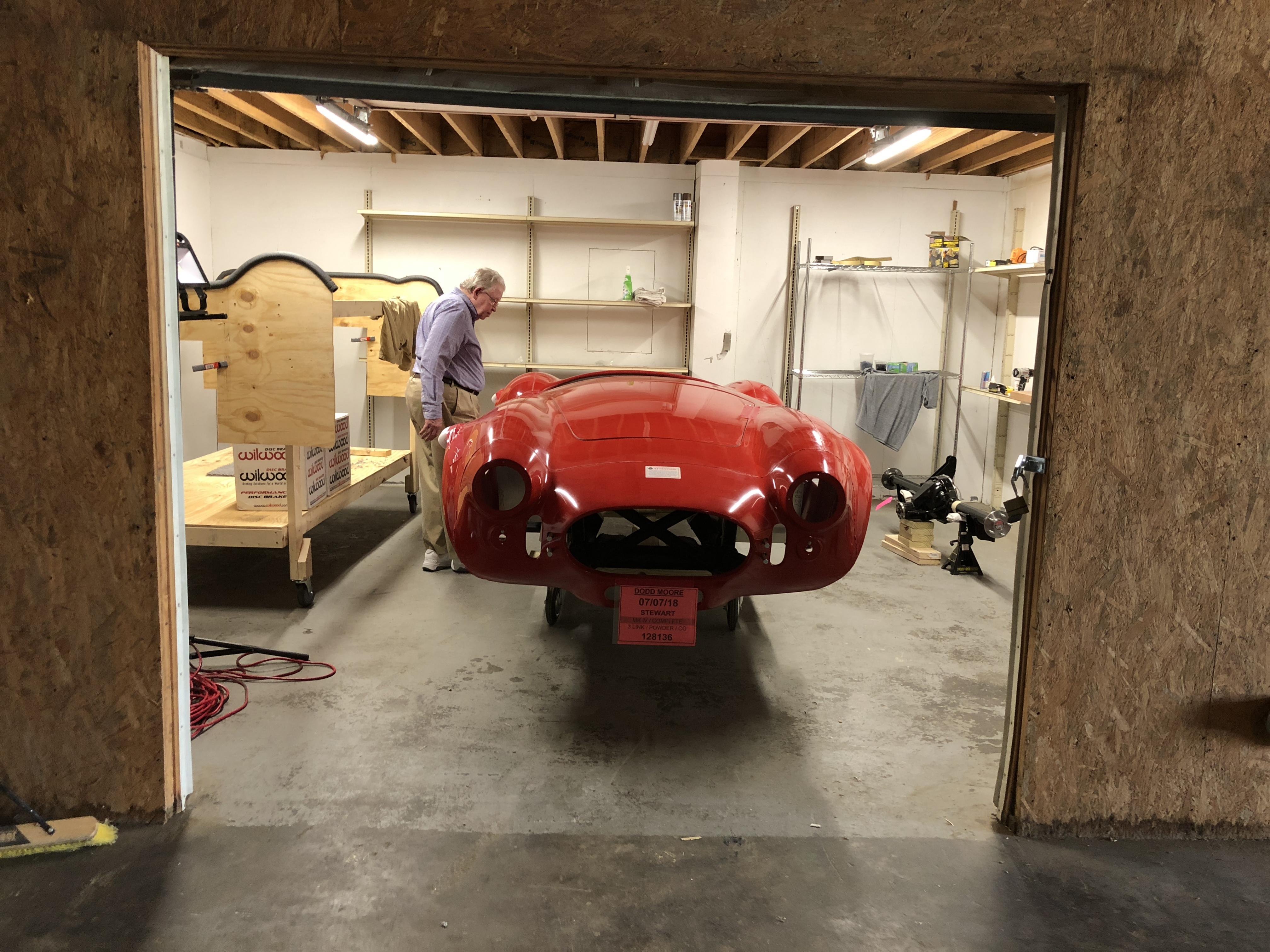 Front view of Garage