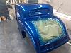 Paint Booth Shot: everything is painted just need to mount the body then cut & buff the clear.  Getting closer to the finish line.