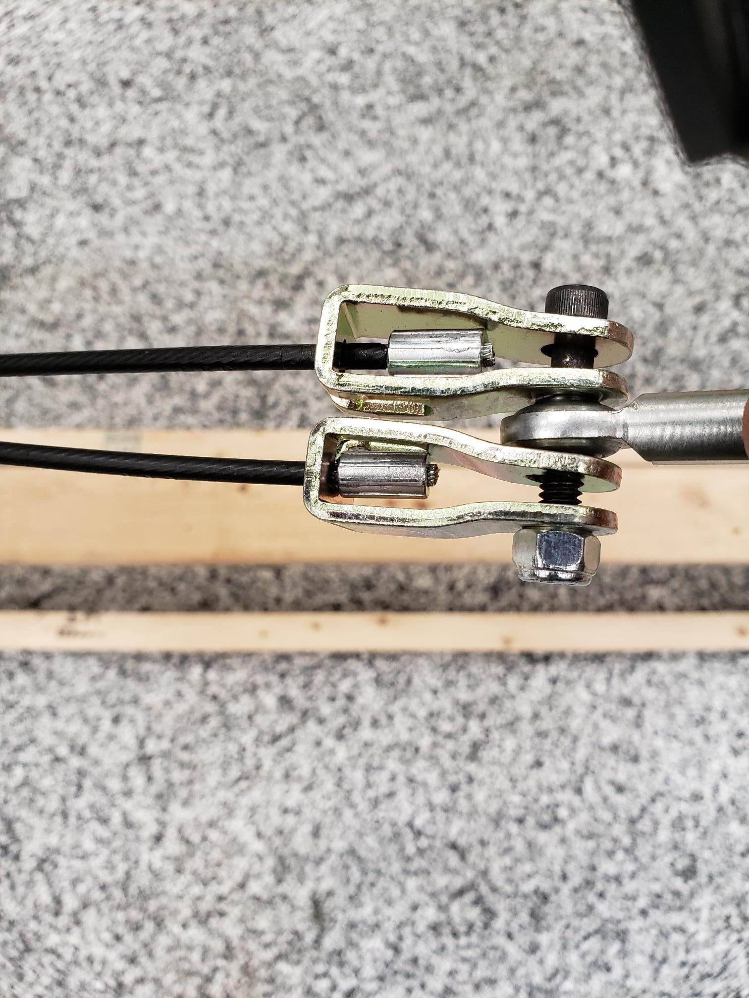 EBRAKE CABLE MISALIGNMENT