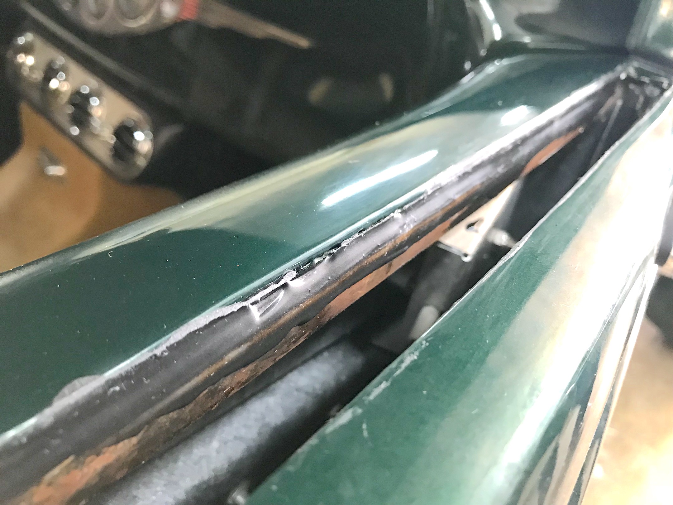 Door window seal, electric windows, Fiberglass, Body, and Paint Prep, 121 Rod & Restoration. Finish