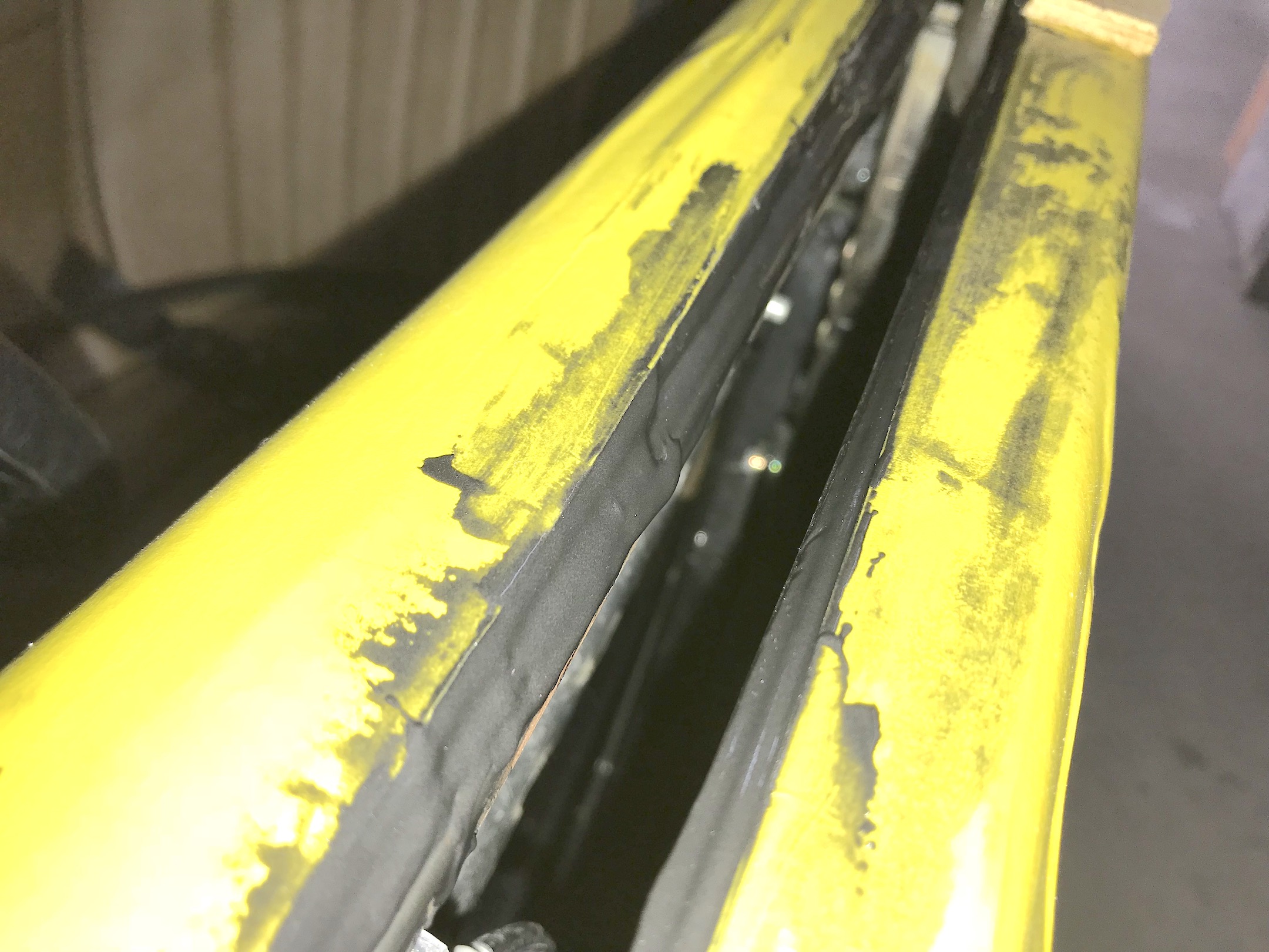 Door window seal, electric windows, Fiberglass, Body, and Paint Prep, 121 Rod & Restoration. Finish