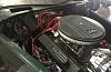 Engine compartment Passenger side, open hood, Fiberglass, Body, and Paint Prep, 121 Rod & Restoration. Finish