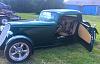Driver's side open door finished interior, Fiberglass, Body, and Paint Prep, 121 Rod & Restoration. Finish