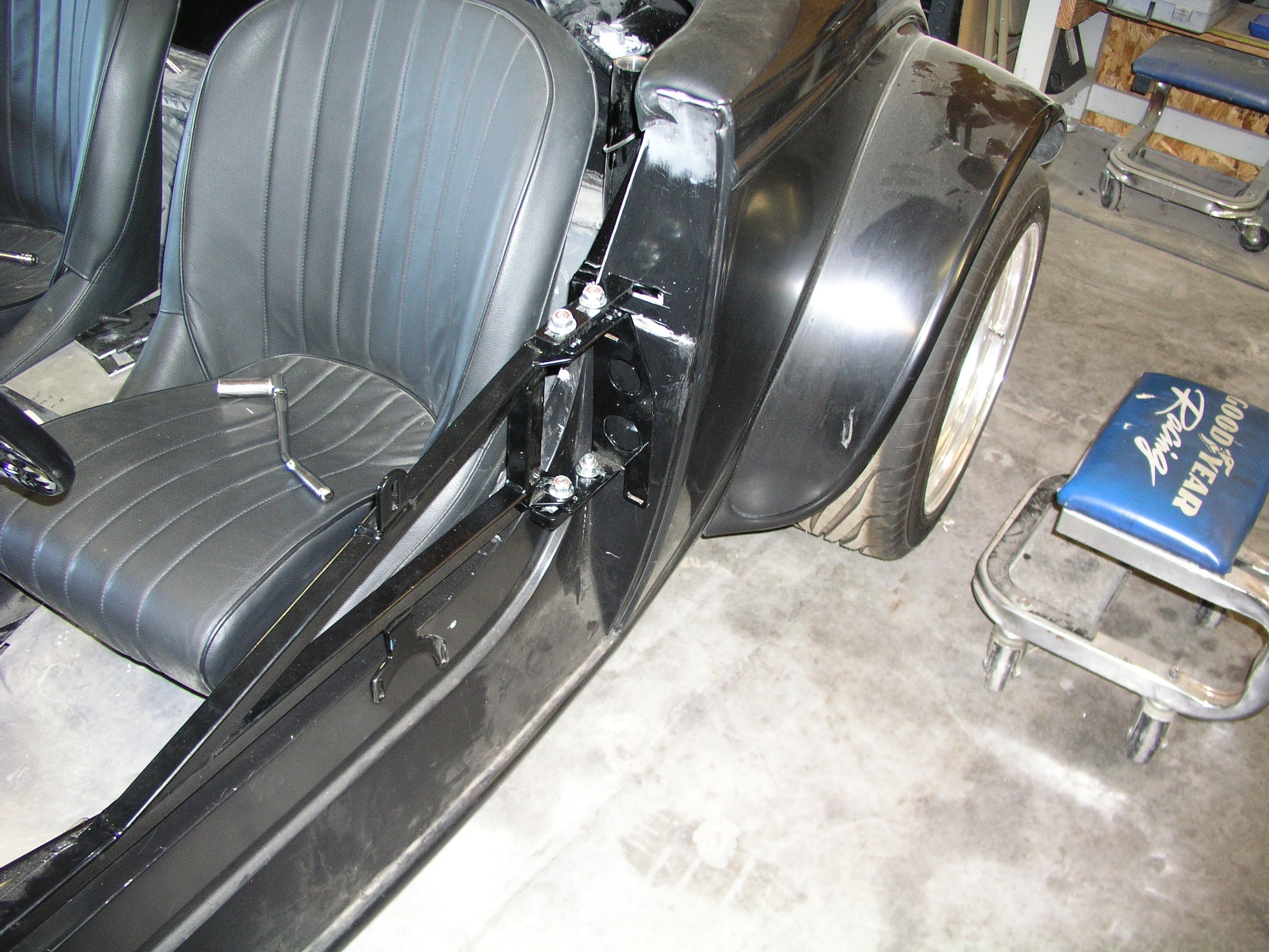 Initial buildout, original Factory five Interior