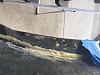 Waterfall Fiberglass Repair early stages