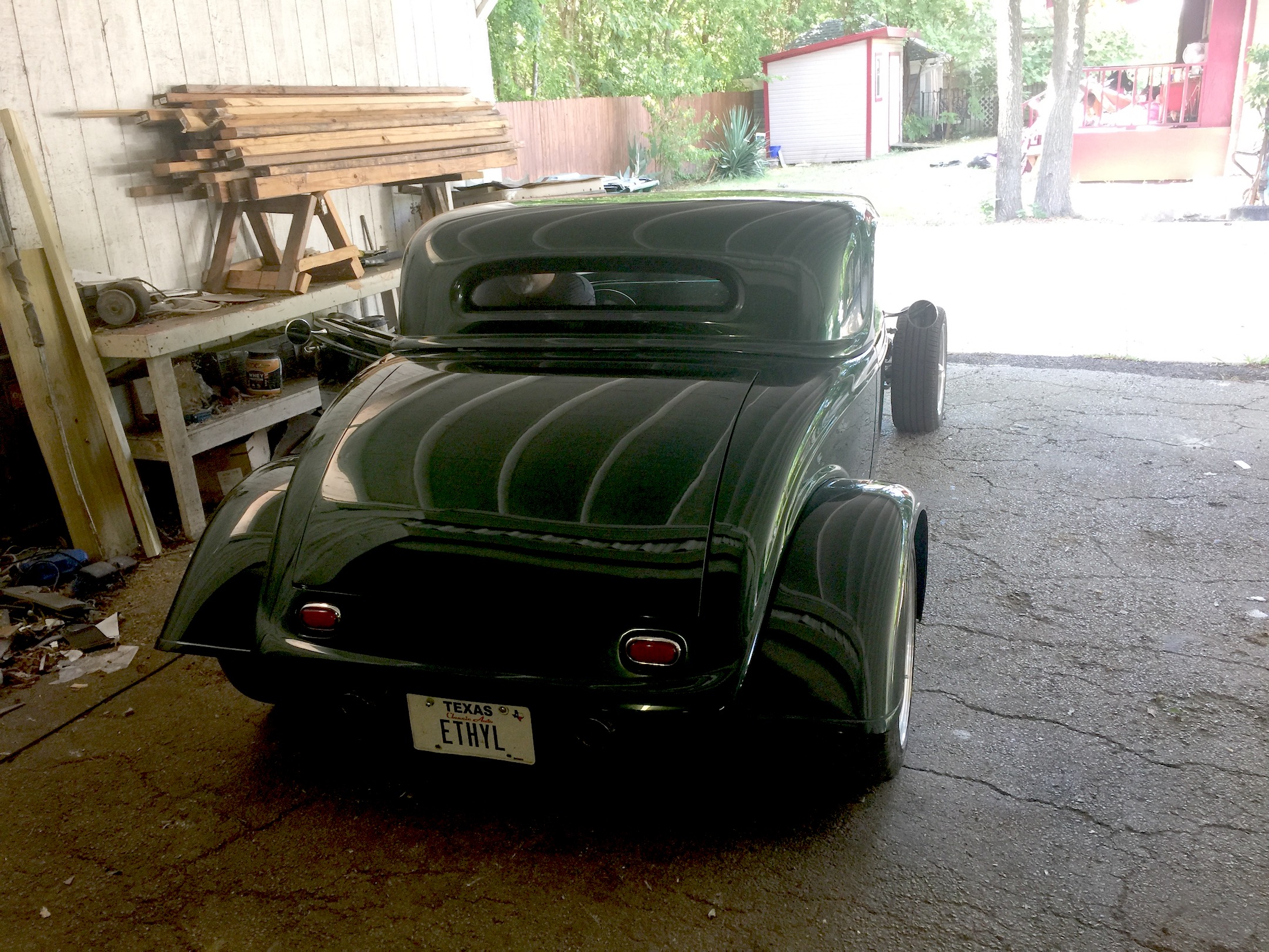 Rear Finished Interior with top on leaving Leo's