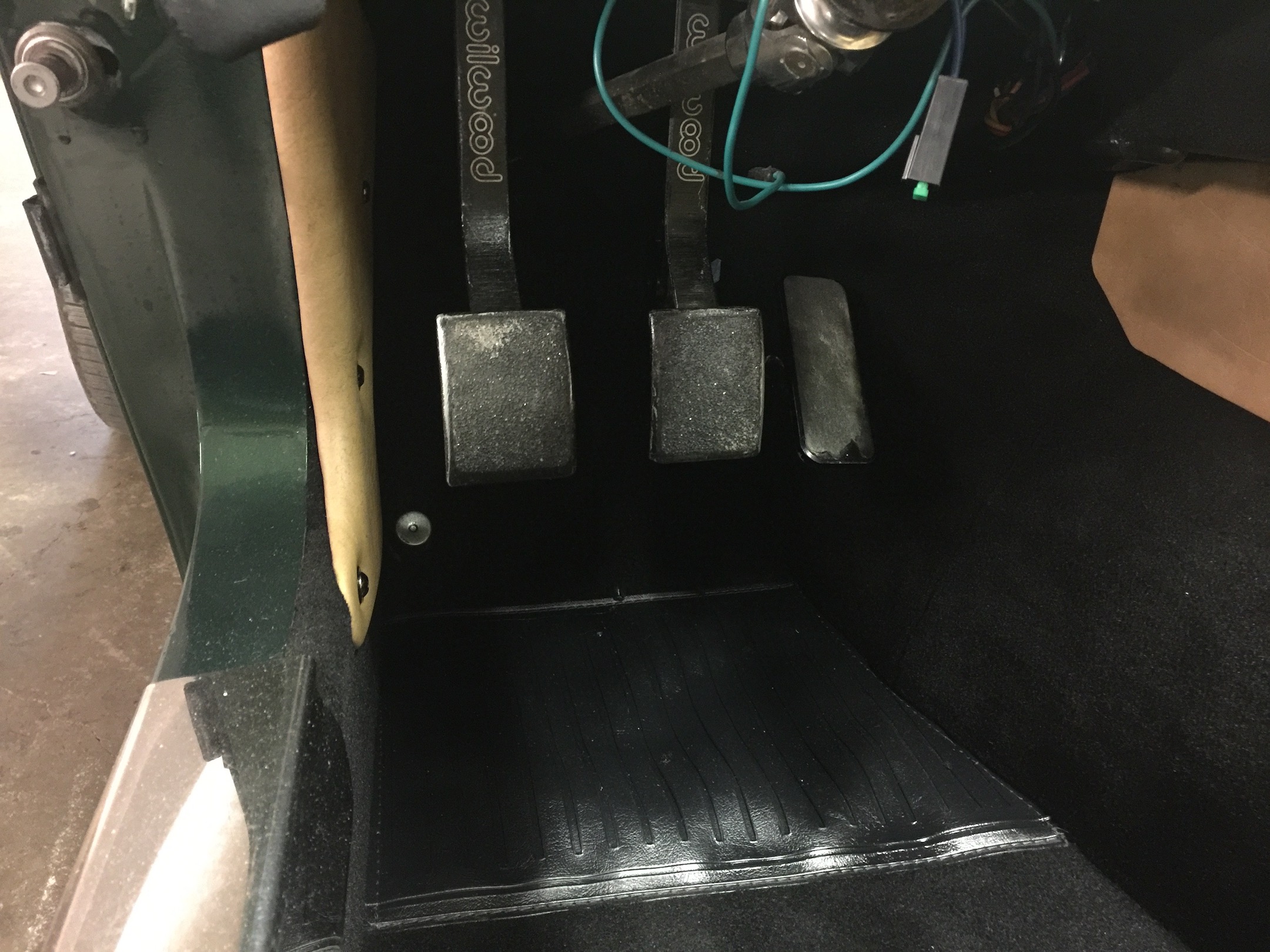 Interior Leo's Kick panel and carpet