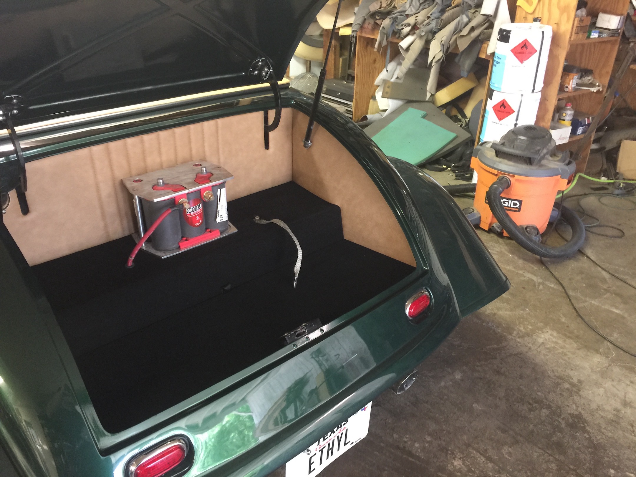 Interior Leo's Trunk Panel and Carpet
