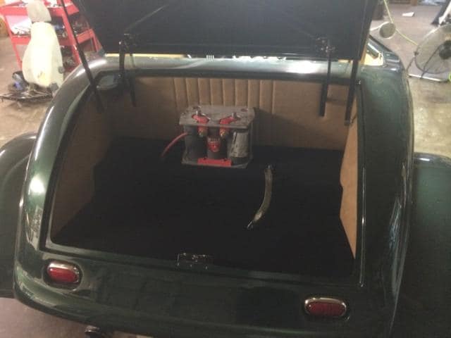 Finished Interior Leo's Trunk