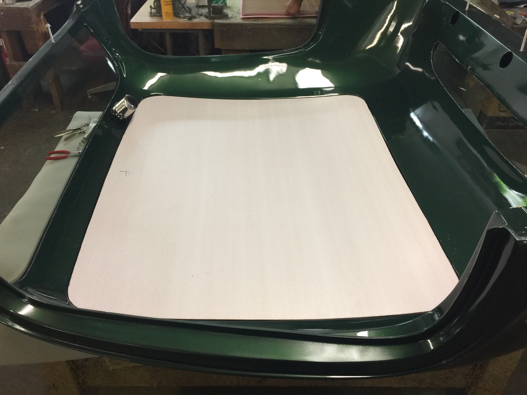 Headliner padding, Interior Leo's