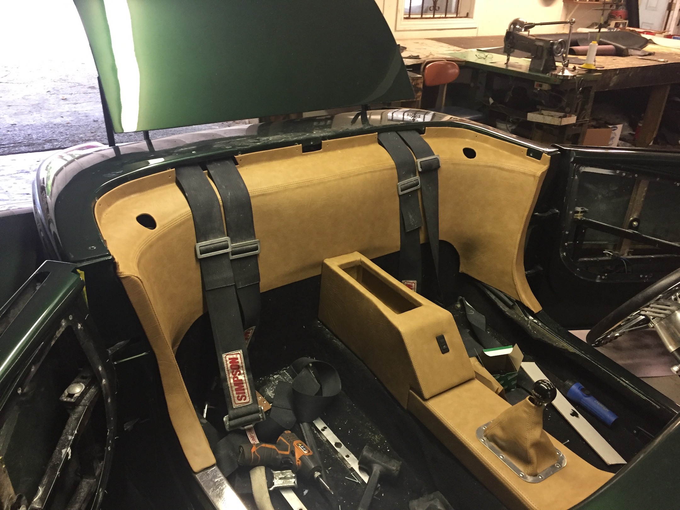 Waterfall and Console, Interior Leo's