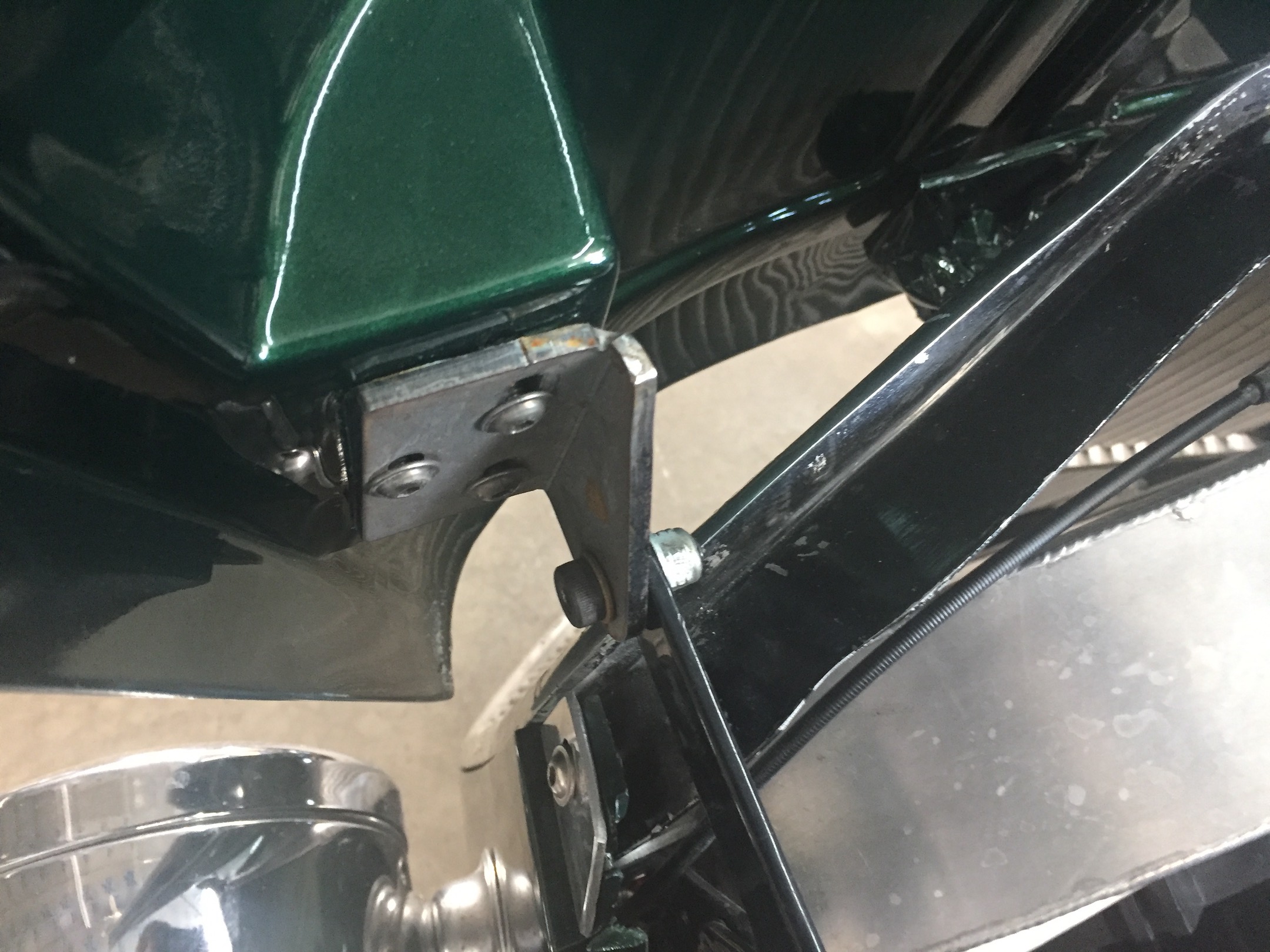 Hood Mounted and Open
