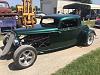 Hardtop mounted, front quarter, Driver's side, Fiberglass, Body, and Paint Prep, 121 Rod & Restoration. Finish