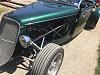 Front quarter, driver's side, top off, engine skirts off, Fiberglass, Body, and Paint Prep, 121 Rod & Restoration. Finish
