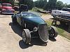 Front quarter, passenger side, top off, engine skirts off,Fiberglass, Body, and Paint Prep, 121 Rod & Restoration. Finish