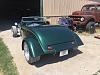 Rear Quarter, Driver's side, Front quarter, passenger side, top off, engine skirts off,Fiberglass, Body, and Paint Prep, 121 Rod & Restoration....