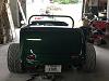 Rear View, Fiberglass, Body, and Paint Prep, 121 Rod & Restoration. Finish.