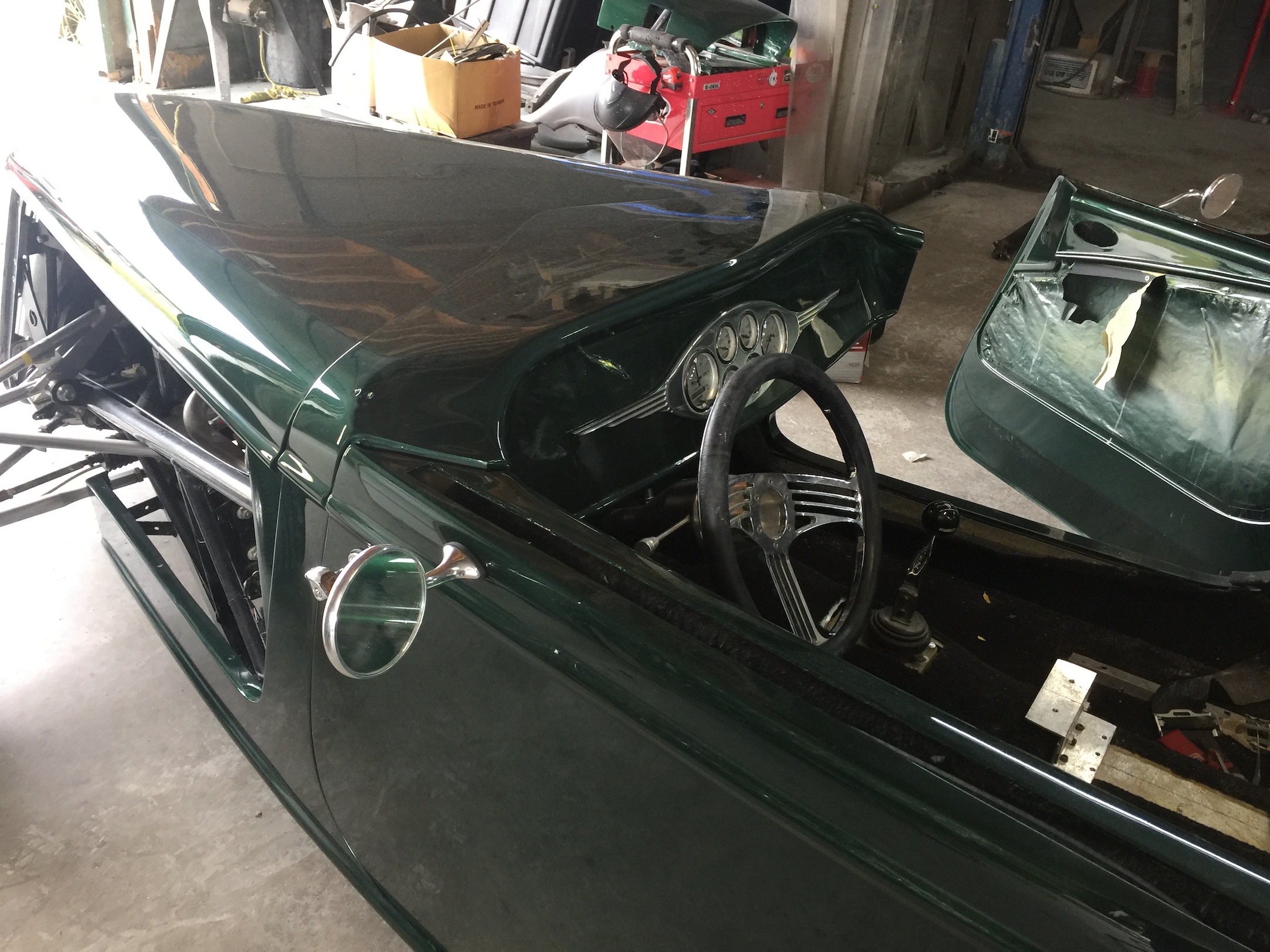 Fiberglass, Body, and Paint Prep, 121 Rod & Restoration. Finish