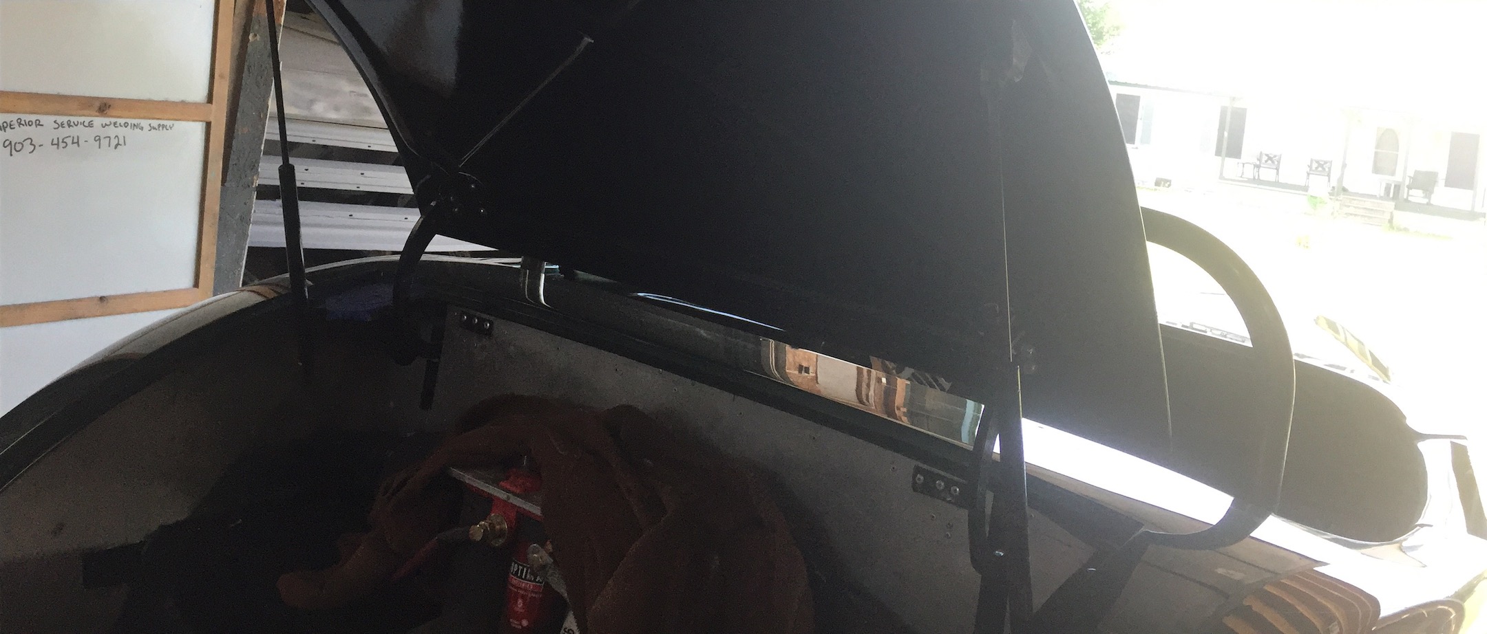 Trunk, Kootenai Valley Customs Trunk Gas shocks installed