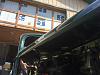 Passenger front quarter with engine, Fiberglass, Body, and Paint Prep, 121 Rod & Restoration. Firewall/Engine Compartment