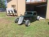 Driver's front quarter, Fiberglass, Body, and Paint Prep, 121 Rod & Restoration. Finish