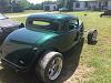 Passenger side rear quarter, Fiberglass, Body, and Paint Prep, 121 Rod & Restoration. Finish