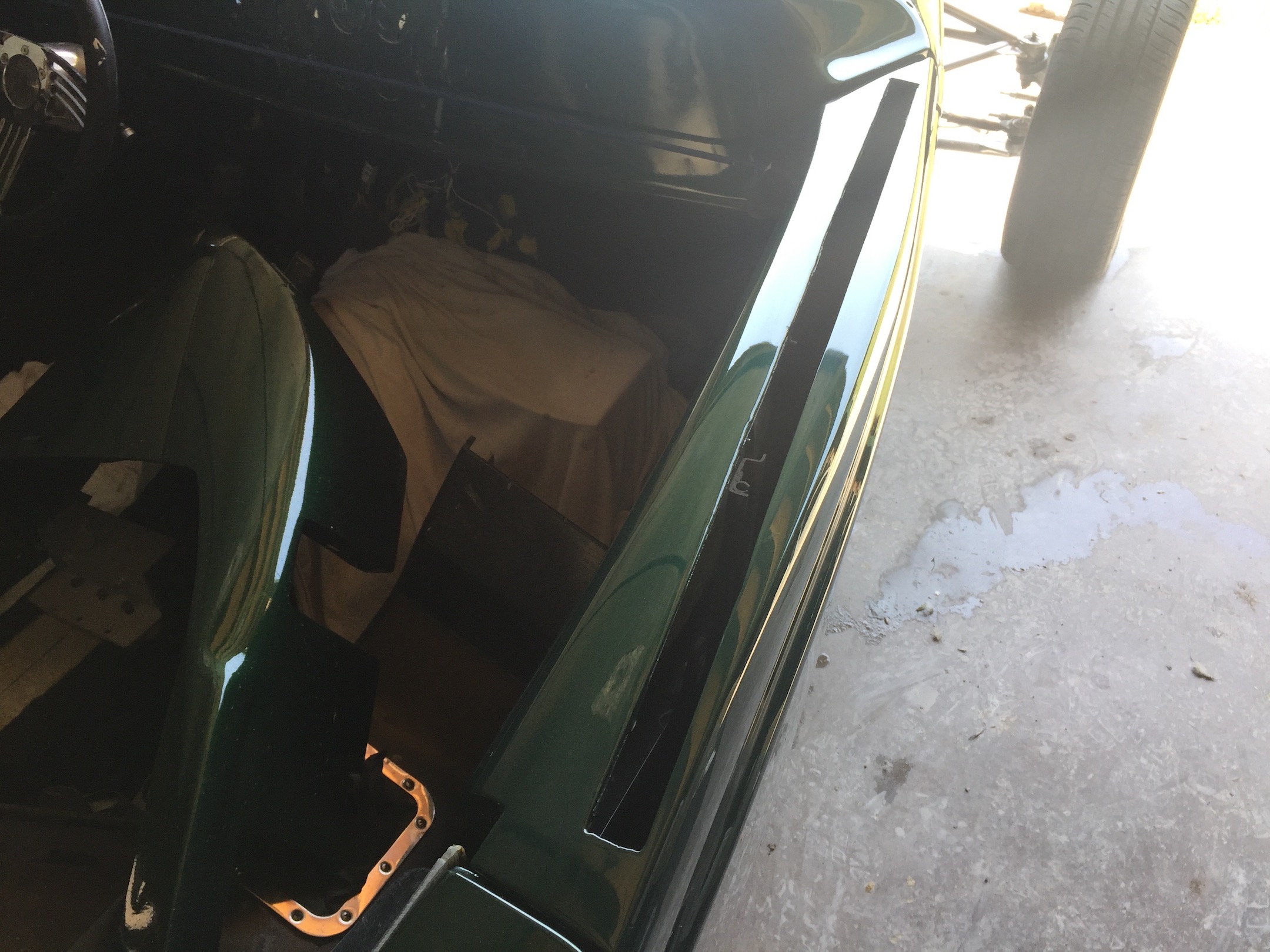 Fiberglass, Body, and Paint Prep, 121 Rod & Restoration. Finish