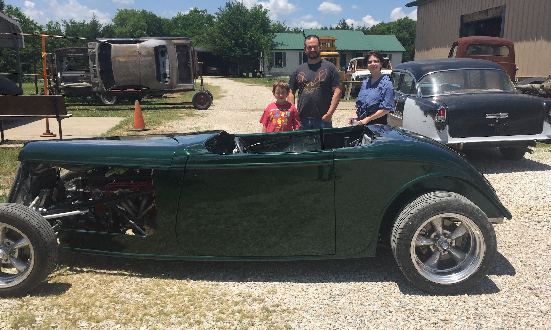 Fiberglass, Body, and Paint Prep, 121 Rod & Restoration. Finish