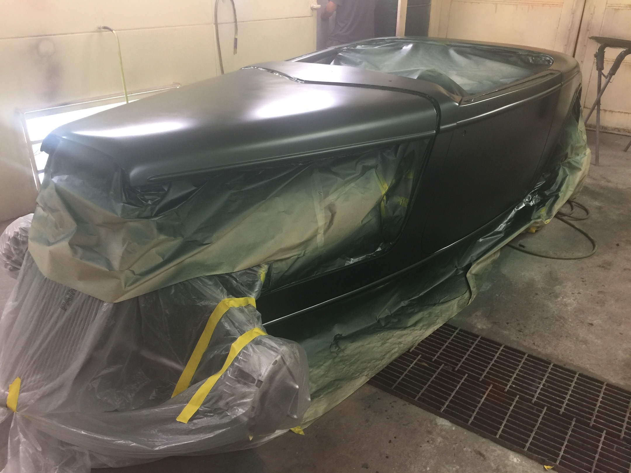 Fiberglass, Body, and Paint Prep, 121 Rod & Restoration. Finish