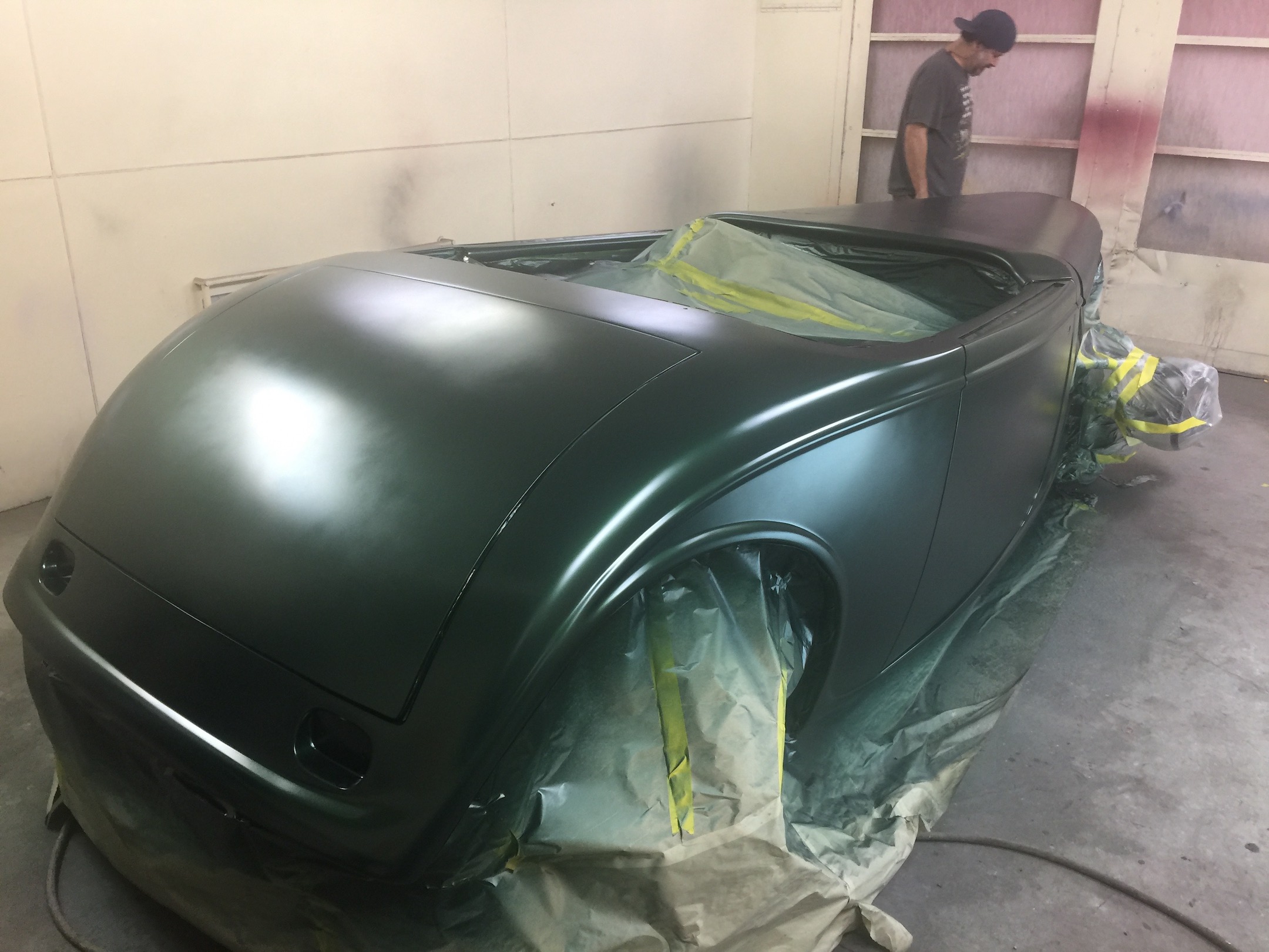 Fiberglass, Body, and Paint Prep, 121 Rod & Restoration. Finish