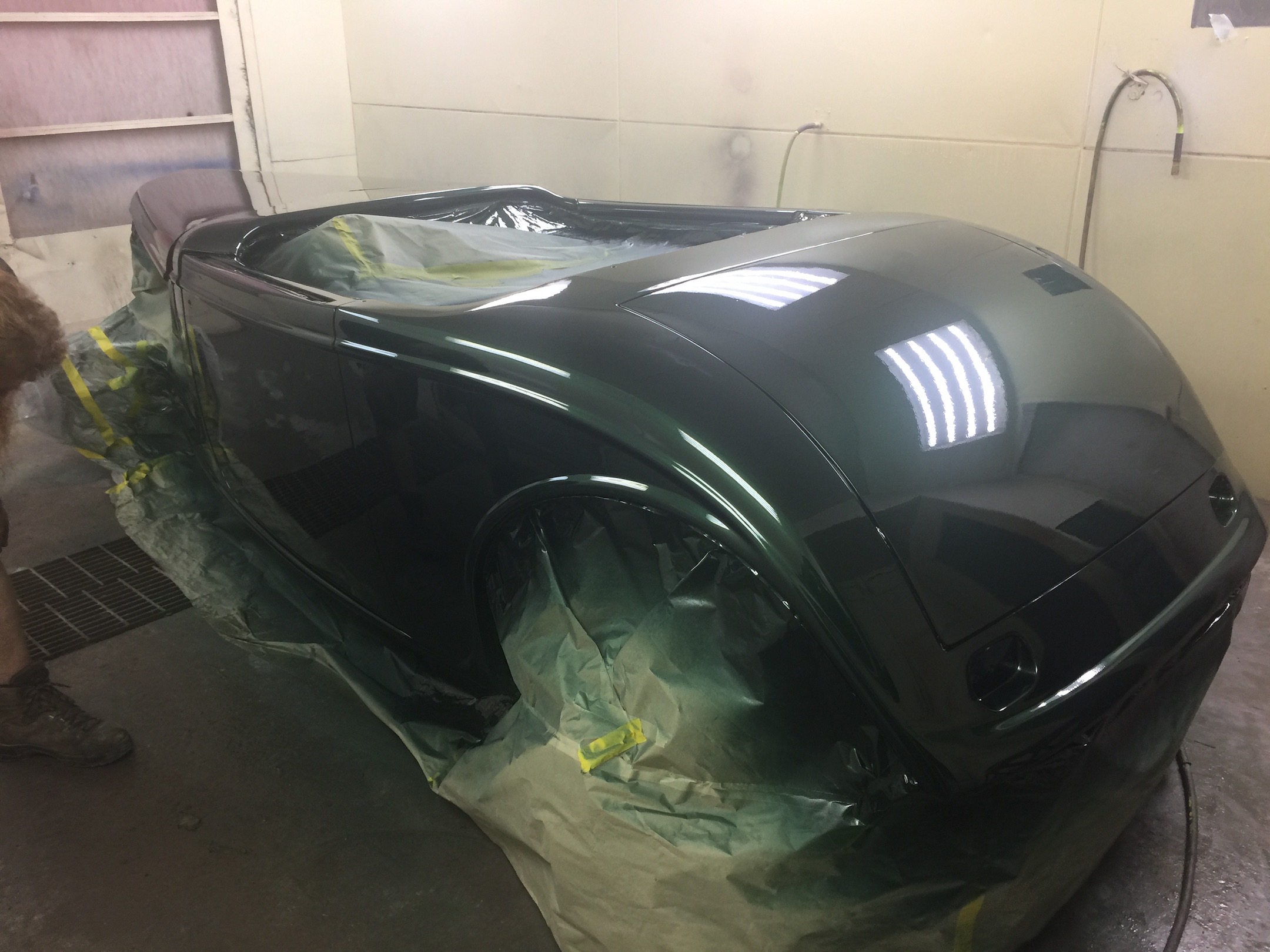 Fiberglass, Body, and Paint Prep, 121 Rod & Restoration. Color Coating.
