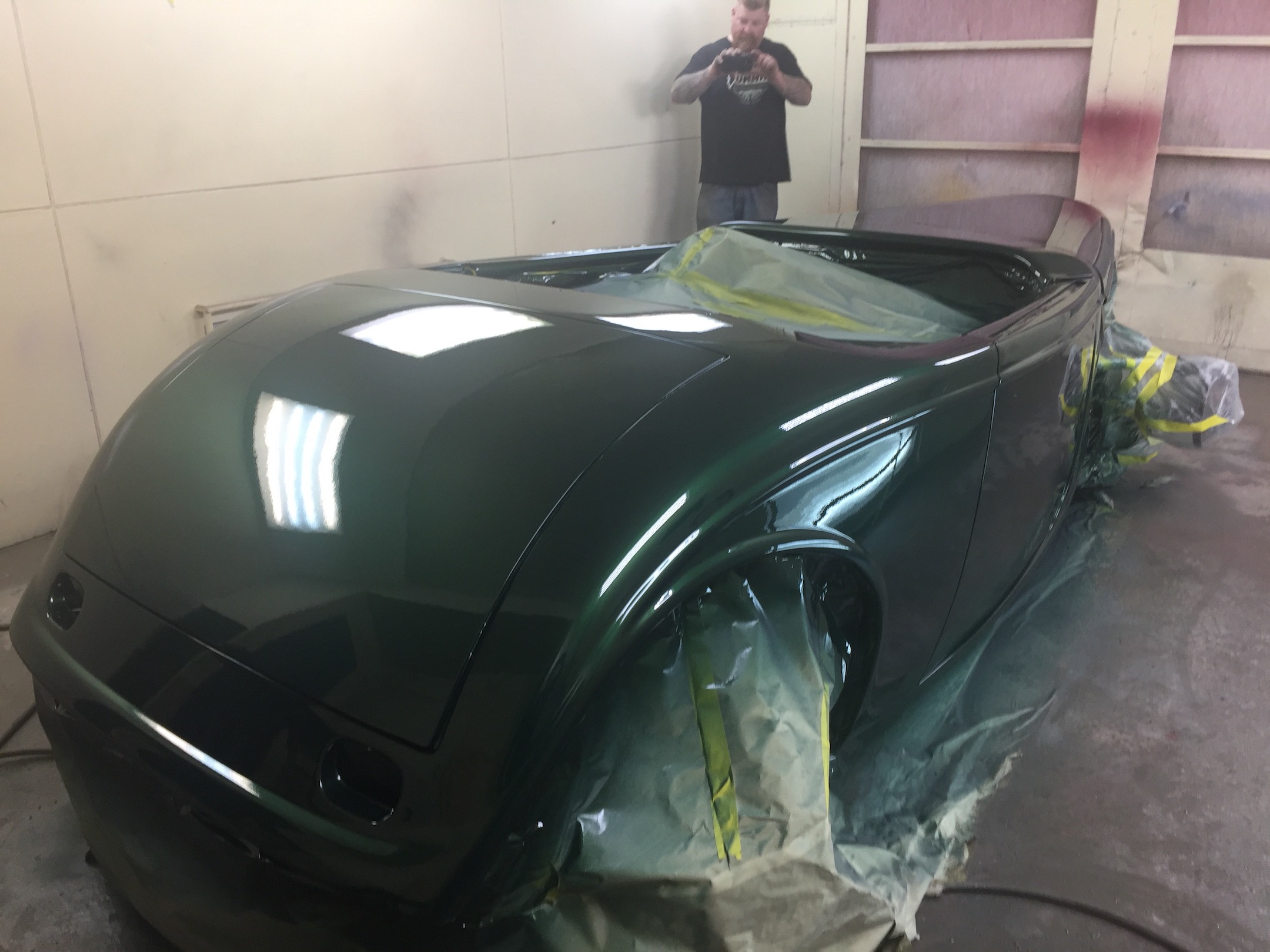 Fiberglass, Body, and Paint Prep, 121 Rod & Restoration. Color Coating.